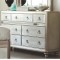 Bling Game Dresser with 7 Drawers and Stacked Bun Feet