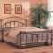 Georgia Casual Iron Nightstand with Shelf